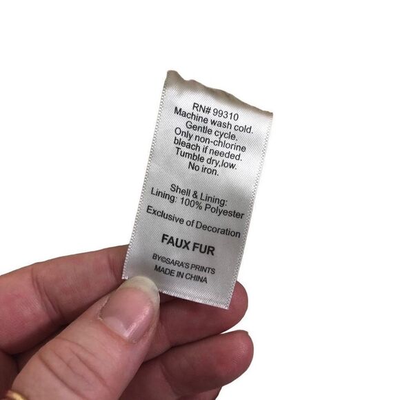 American Widgeon Infant's Fluffy Faux Fur Hooded Coat Size 12M - Picture 11 of 13